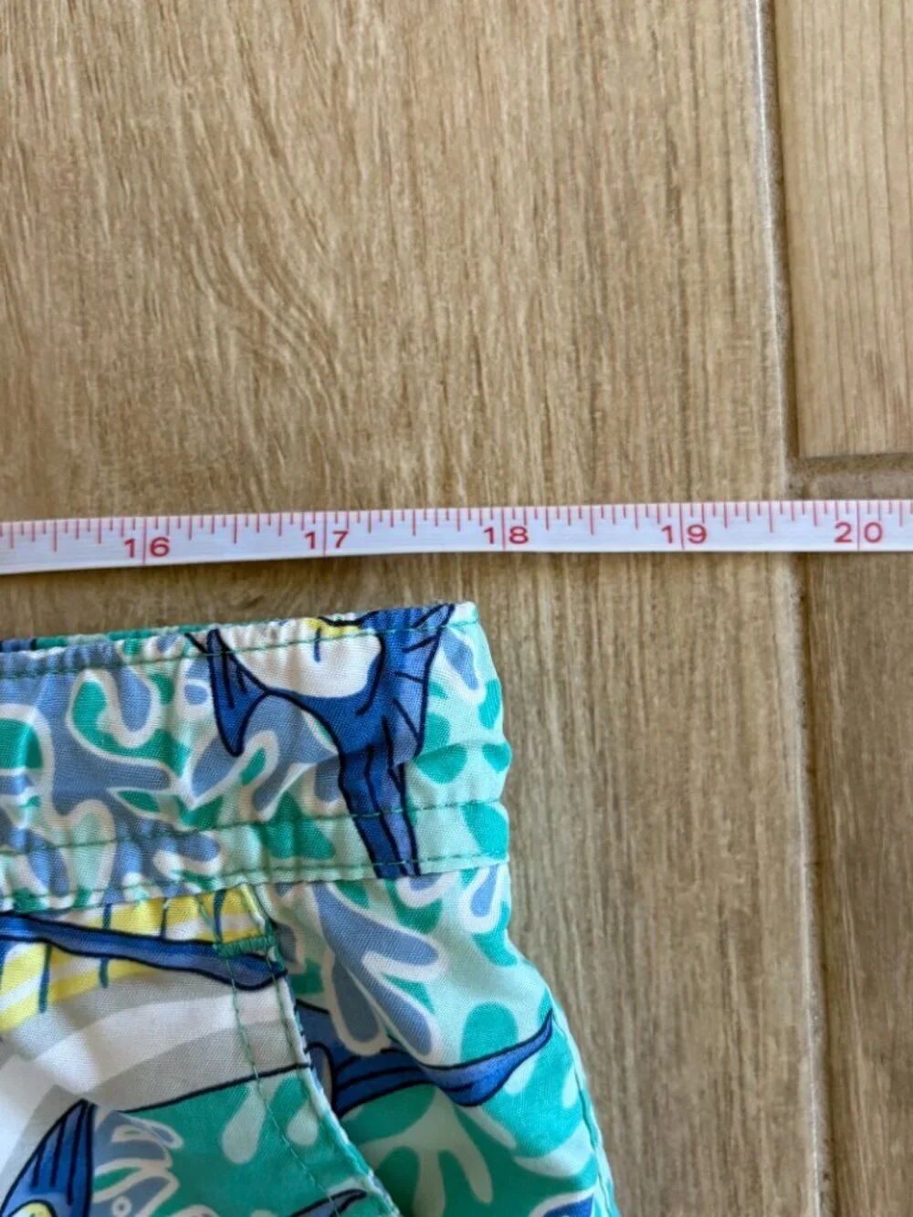 Vineyard Vines Chappy Printed Swim Trunks Men's XL Blue Marlin Beach Summer Fish